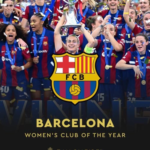 Barcelona Conquista Prêmio de Melhor Time Feminino do Mundo